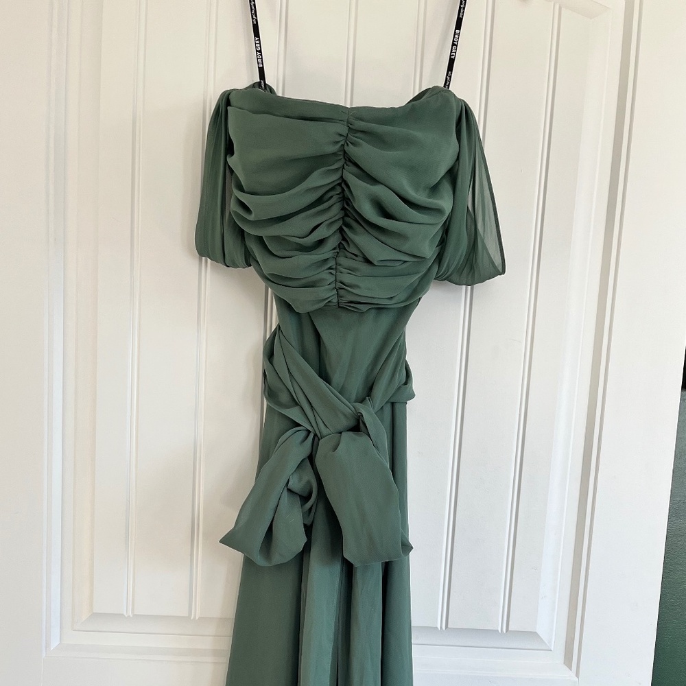 XXL Birdy Grey Chiffron Dress